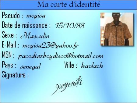 la nationalit&egrave;